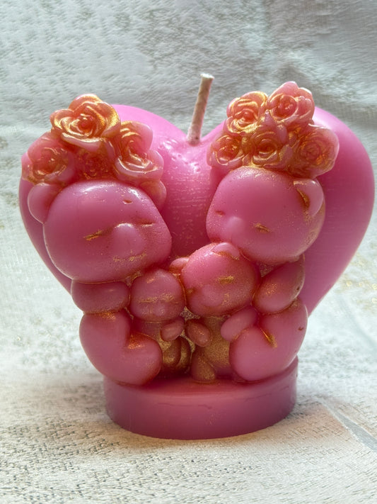 Teddy Bear Candle — Valentine’s Edition