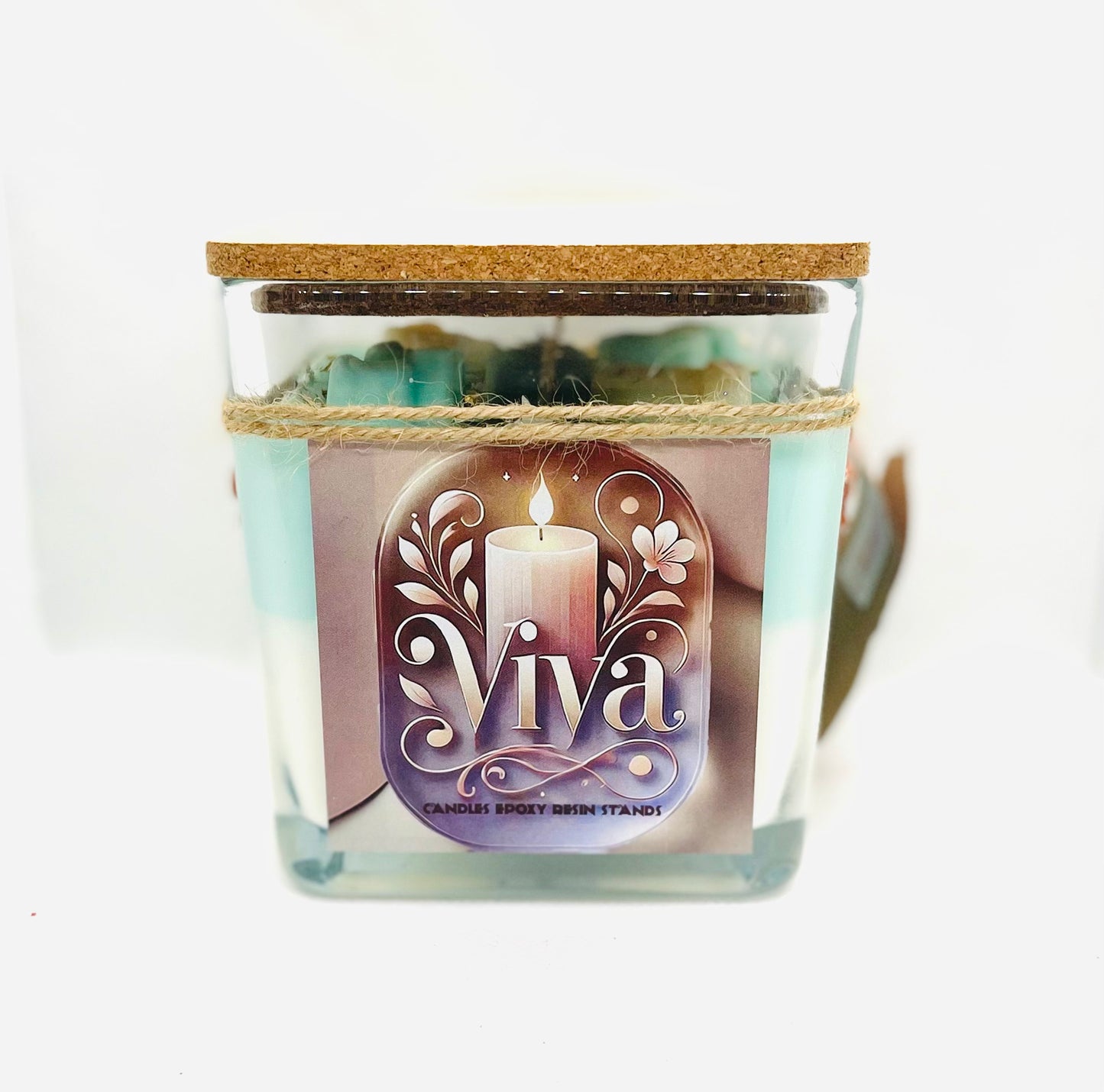 Decorative Christmas Jar Candle | Handmade Holiday Candle 2025