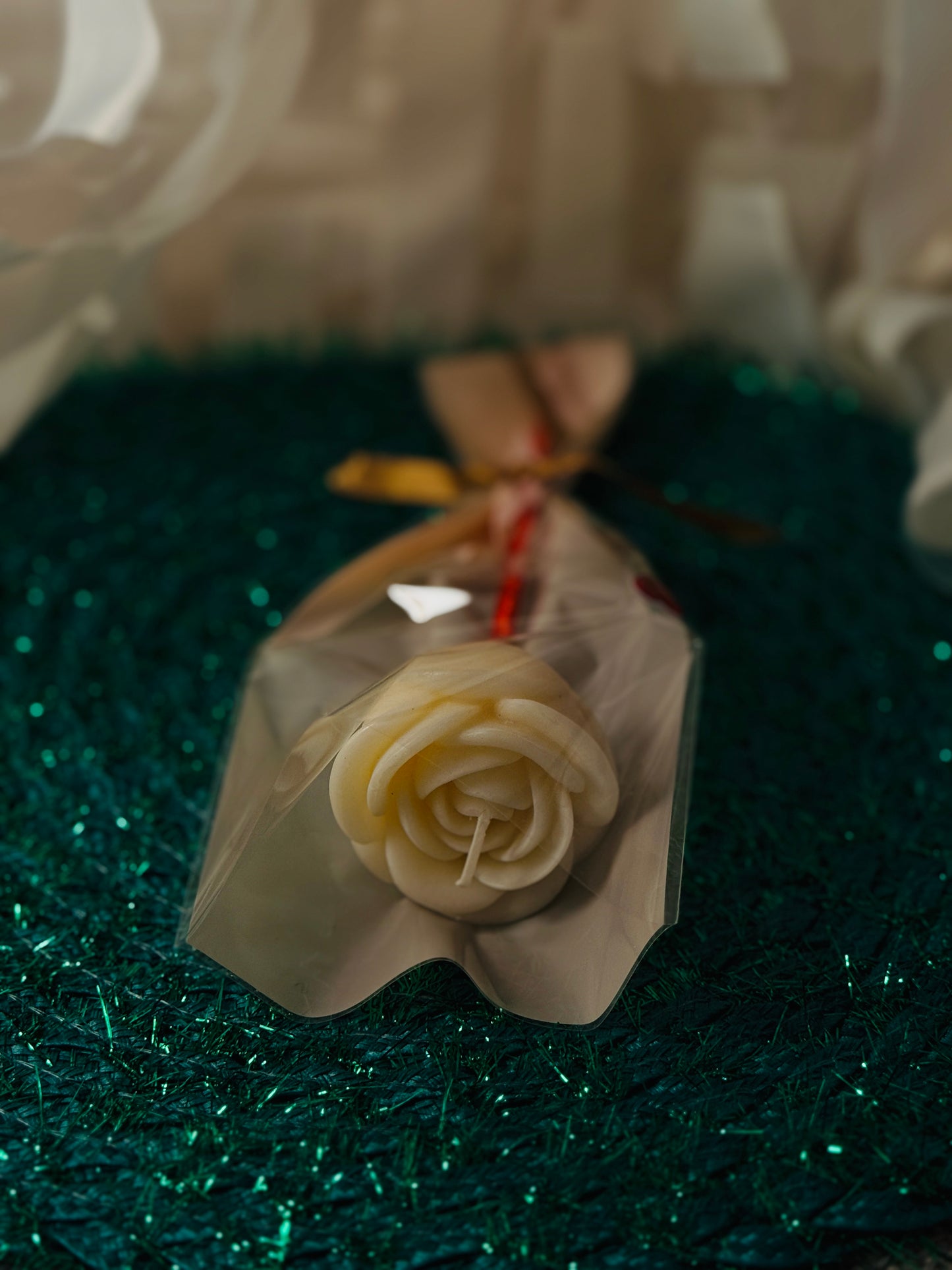 Rose-Shaped Soy Candle