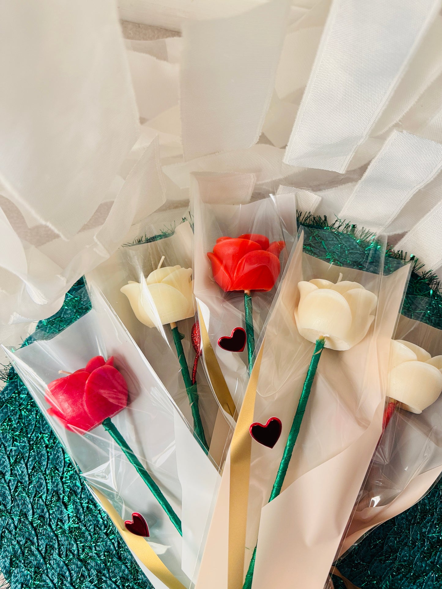 Rose-Shaped Soy Candle