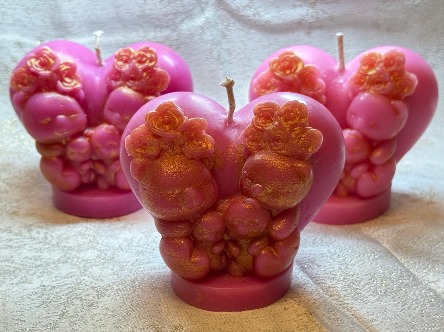 Teddy Bear Candle — Valentine’s Edition