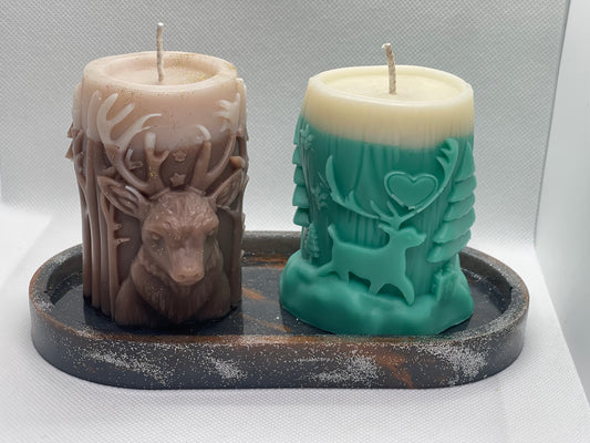 Holiday Candle Set 4 “Winter Fairy Tale”